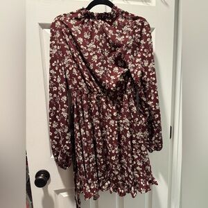 Floral Long Sleeve Dress